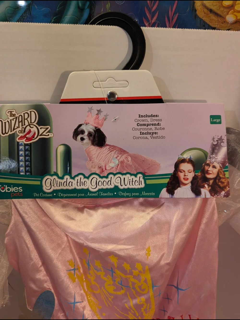 NWT Rubies Pets The Wizard of Oz Glinda the Good Witch Dog Costume in Large